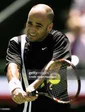 Shirt tennis Nike André Agassi,Australian Open 2003,size M-ULTRA RARE!!WINNER 🏆