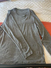 Icebreaker Men's Base Layer Gray L/S Top Men's XXL
