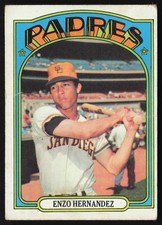 1972 Topps Enzo Hernandez San Diego Padres