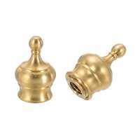 15 X 23Mm LampenknäUfe FüR Lampenschirme, 2Er Set Aus Messing