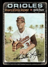 1971 Topps Marcelino Lopez #137 - Baltimore Orioles - (Low Grade)