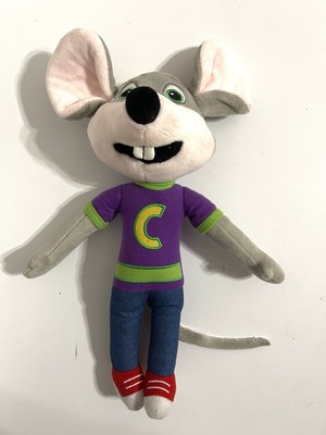 Chuck-E-Cheese Plush Mouse Mascot Doll Prize Stuffed Animal Pizza Place Toy