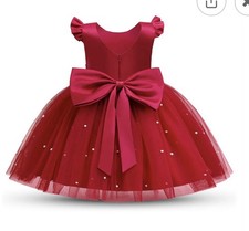 TTYAOVO Flower Girl Dress Bowknot 3T see chart Wedding Party Gown
