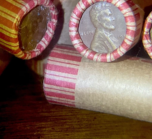 wheat penny rolls unsearched from bucket to rolls see details