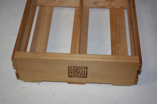 Napa Valley 24 Cassette Tape Wood Storage Rack - Picture 2 of 3