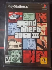 GRAND THEFT AUTO III GTA 3 Sony PlayStation 2 Brand New SEALED [Not For Resale]