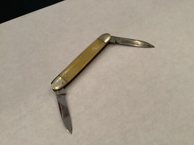 VINTAGE AUTHENTIC J.W. CARLSON ESKILSTUNA TWO BLADE FOLD POCKET KNIFE NR
