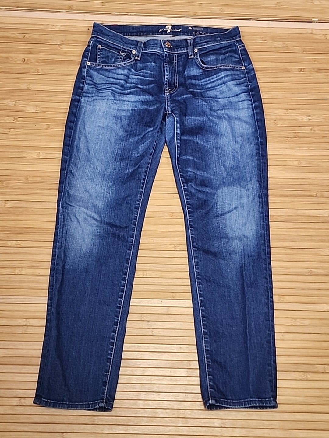 28x30 Relaxed Skinny Stretch Usa Med Blue R1