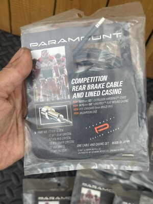 Cavo Freno Posteriore NOS Schwinn Paramount Per Bici Da Strada - Scegli Argento O Nero