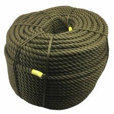 24mm Synthetic Olive Decking Rope Decorative Garden Balustrade Select Length