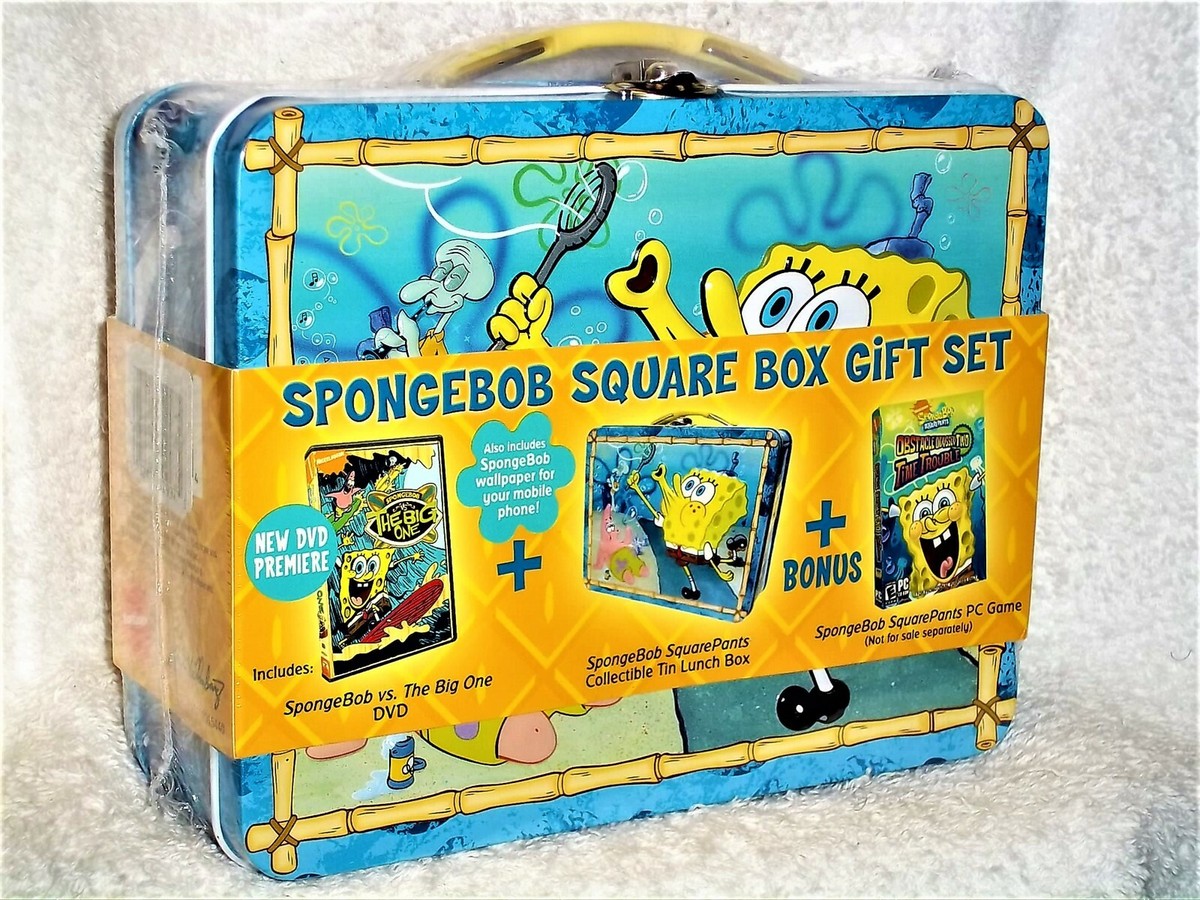 Spongebob Square Box Gift Set (DVD, 2008, 2-Disc Set) Johnny