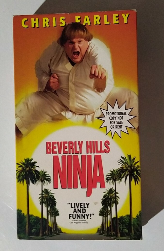 Gor [VHS](中古品) Beverly Hills Ninja Chris Farley VHS Video Tape Promotional Copy