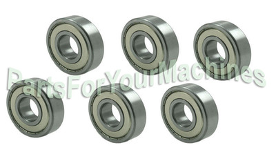 6 TORO TIMECUTTER SS 5000 SPINDLE BEARINGS, REP 100-1048, 112-0423, 38-7820, Z40