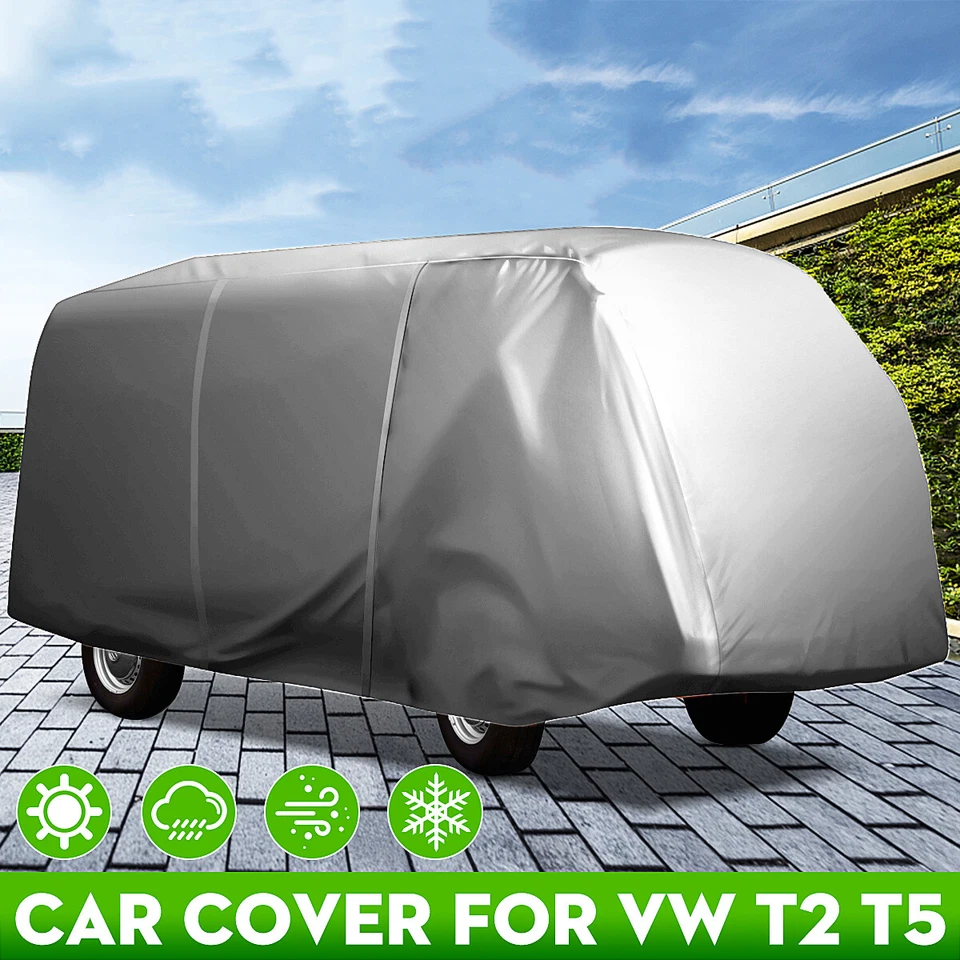 Full Car Cover Waterproof Sun Protection Breathable For  T2 T25 Camper Van - Image 2 of 4