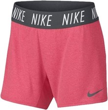 Nike Girls Dri Fit Trophy Training Shorts Pink Grey Sz L 910252-823