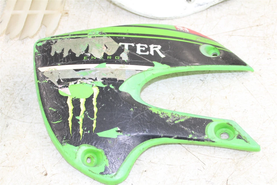 Juego de plástico Kawasaki KX 65 2004 guardabarros delantero matrícula trasera cubiertas del tanque Foto 2 de 4