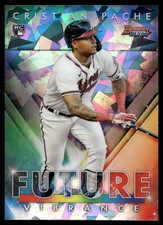 2021 Bowman's Best Cristian Pache RC FUTURE VIBRANCE ATOMIC REFRACTOR #BFV-9