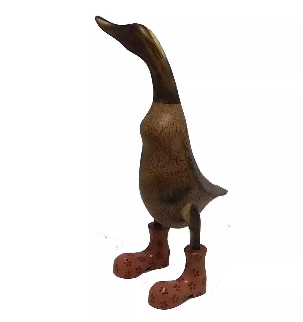 Wooden ducks with wellies ebay clearance