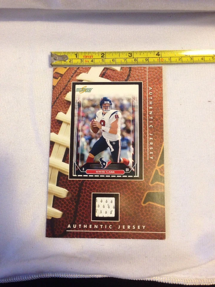David Carr Score 2006 Vintage Sports Cards Stand  - Image 2 of 4