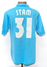 MAGLIA CALCIO HOME SS LAZIO ITALIA MATCH ISSUE 2002/2003 TAGLIA XL ADULTO #31 STAM
