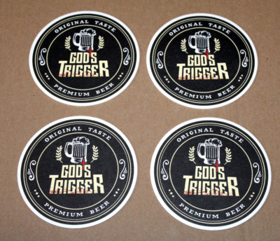 God's Trigger PS4 Xbox One Promo Beverage coaster Coasters from Gamescom 2017