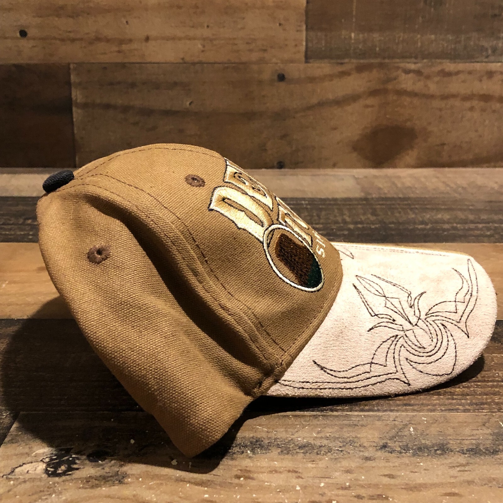 Devils Tower Hat Strapback Cap Mens Brown LOW PRO… - image 3