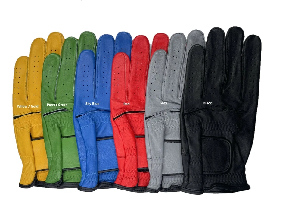 Guantes de golf de cuero para hombre todos los colores Cabretta (mano izquierda) Foto 2 de 2