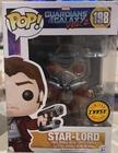Funko Pop Marvel Guardians of the Galaxy Volum 2 #198 Star-Lord Chase + Pop Prot
