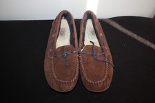 UGG Moccasins Women's Girl's Suede Flannel Lined Dakota Slippers 1005160K Size 5