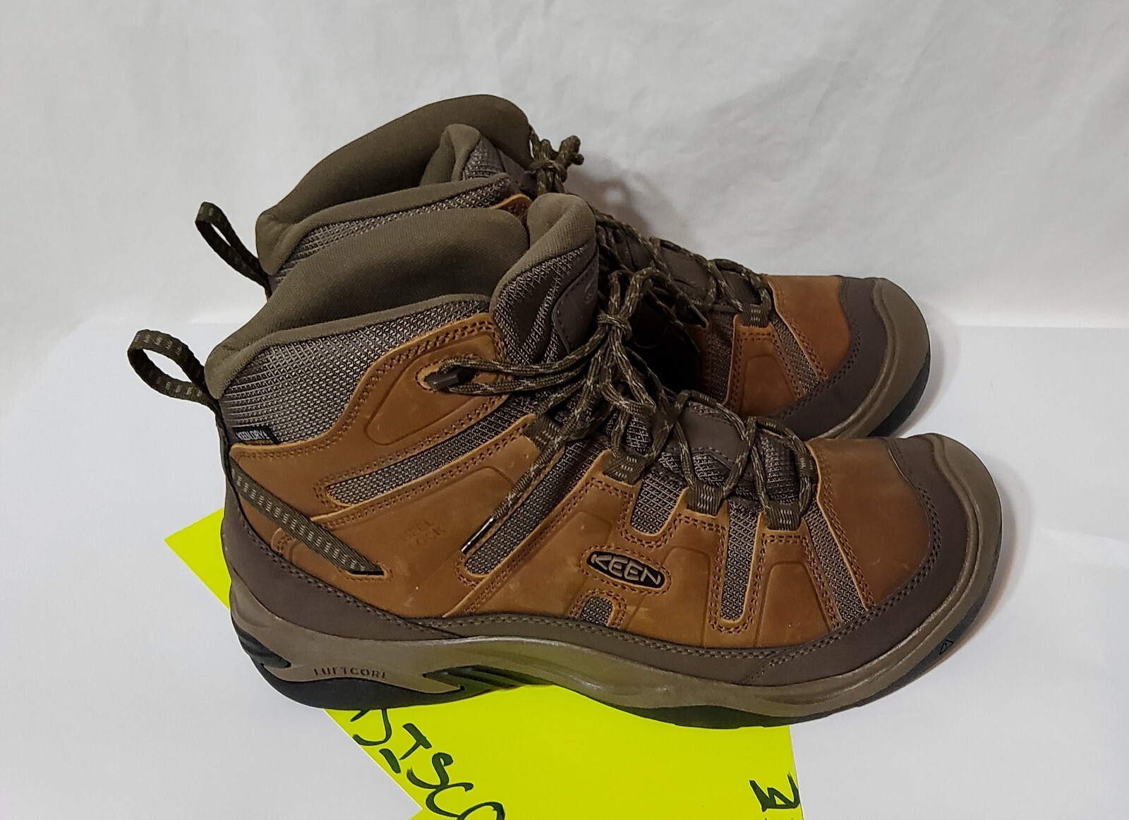 KEEN Circadia stivali da trekking da uomo marroni impermeabili stile 1026769 taglia USA 12