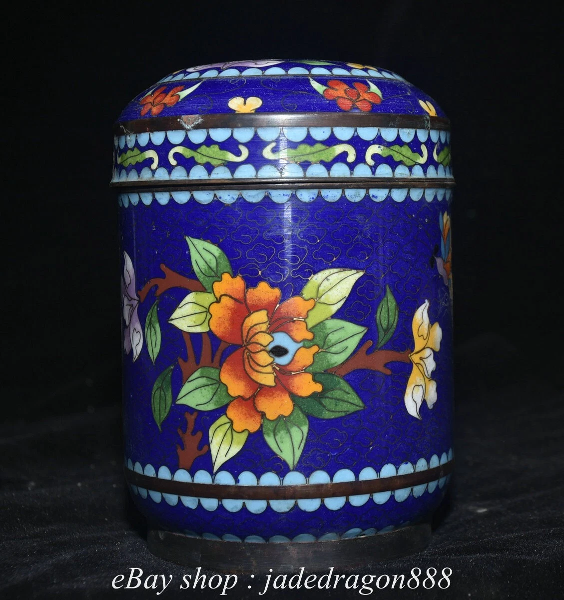 中国风景泰蓝壶| eBay