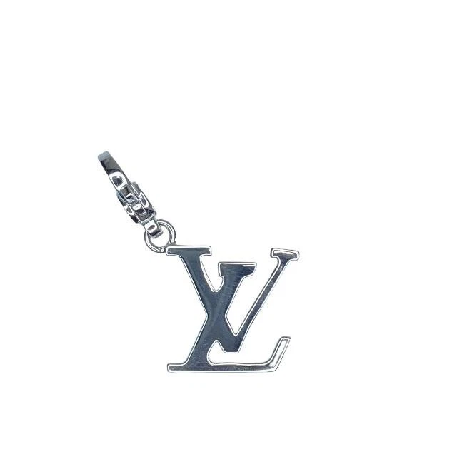LOUIS VUITTON（LV） Ciondolo Charm Louis Vuitton LV Logo Oro Bianco 18k