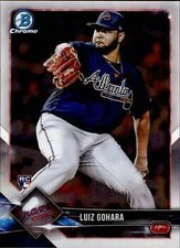 Luiz Gohara 2018 Bowman Chrome #99 RC Atlanta Braves