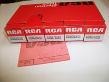 SLEEVE OF 5 RCA 6BN6/6KS6 TUBES