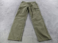 Polo Jeans Company Cargo Pants Womens 8 Green 100 Cotton Pockets Casual Outdoor