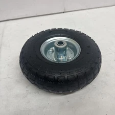 Nylon riding lawn mower Tire 4.10/3.50-4 With Tube. Max.load 300LBS.