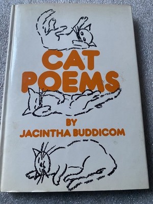 Cat Poems by Buddicom, Jacintha Hardback Book The Fast Free Shipping