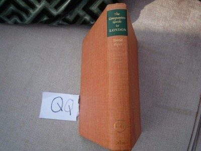 VINTAGE BOOK COMPANION GUIDE TO LONDON DAVID PIPER 1964 GREAT PICTURE/MAPS QQ