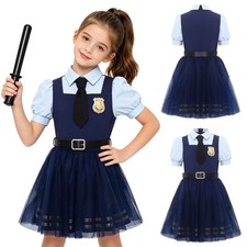 Girls Outfit Invisible Tutu Dress Rave Costumes Tie Set Character Performence