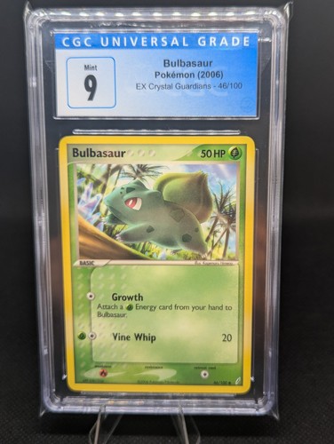Bulbasaur graded CGC 9 for sale on eBay