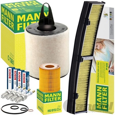 MANN INSPEKTIONSPAKET passend für BMW 1er E88 87 81 3er E90 91 92 93/ 122-170 PS