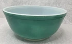 Pyrex Vintage 403 Primary Color Green Mixing Serving Bowl 2.5 Qt 1950s
