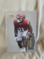 2022 Wild Card MATTE - Nik Bonitto #MB-91 White (RC) Rookie