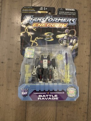 New 2003 Transformers Energon  Battle Ravage  Figure Robot Hasbro NOS 12  X 7.5 