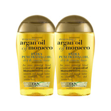Set of 2 Extra Strength Renewing  Argan Oil of Morocco Penetrating Hair Oil Tre