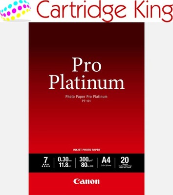 Canon PT-101 Pro Platinum Fotopapier A4 - 20 Blatt - 2768B016