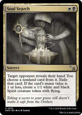 Soul Search (MKM 232), Normal, Murders at Karlov Manor, MTG