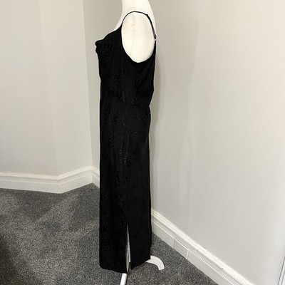 anthropologie black maxi dress By Anthropologie Sleeveless Sheer Linen Maxi Slip Dress