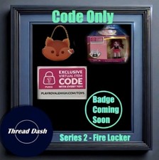 CODE ONLY Royale High Surprise Locker Series 2 - Fire Fairy Fox Purse