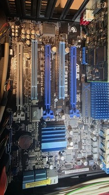 Asus P6X58D-E Rev.1.01G LGA1366 DDR3 ATX Motherboard+I/O Shield | Tested Working